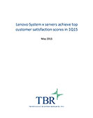Report - System x Customer Satisfaction beats HP Dell